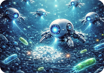Schwarmrobotik Visualisierung